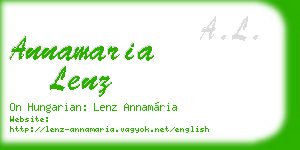 annamaria lenz business card