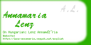 annamaria lenz business card